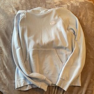 Nike Women’s Dri-Fit Light Blue Sweatshirt | Size: Medium